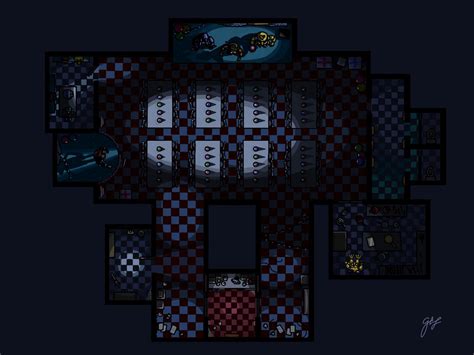 five nights at freddy's 4 foxy|fnaf 4 layout map.